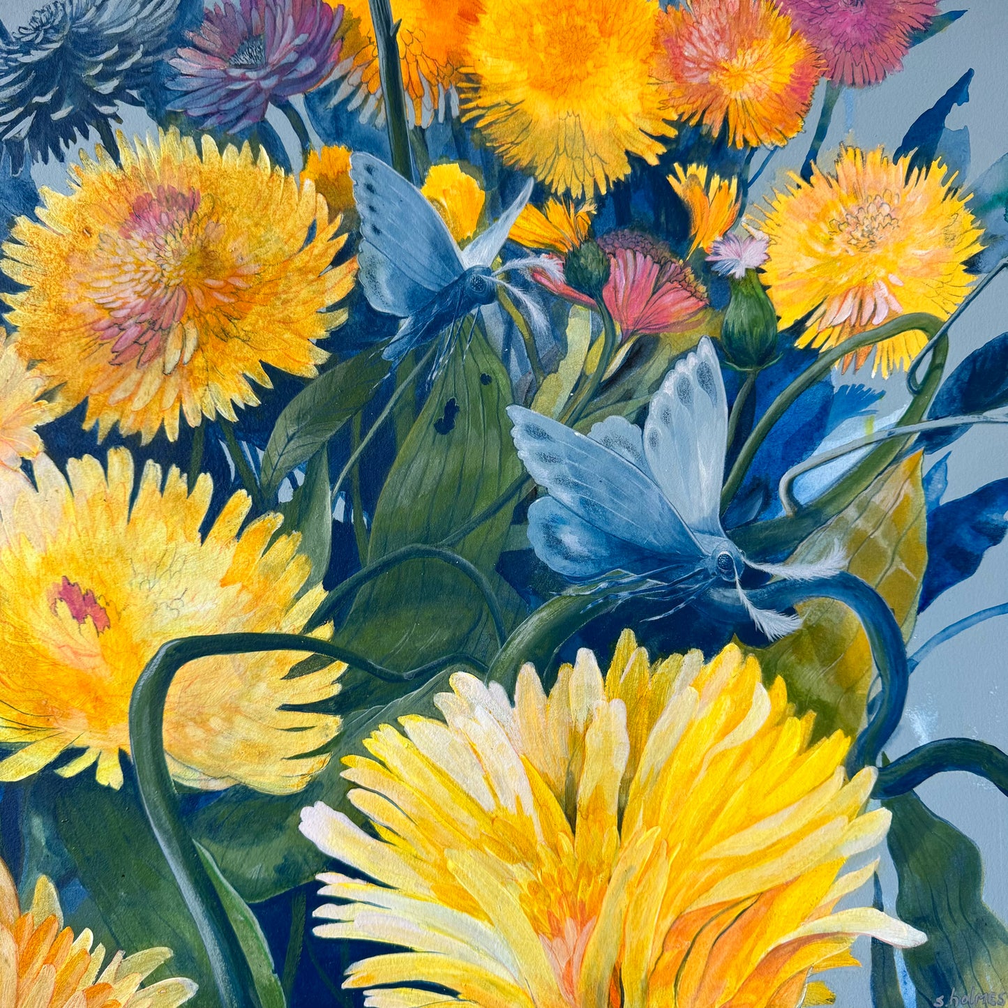 Between the Dandelions limited edition print