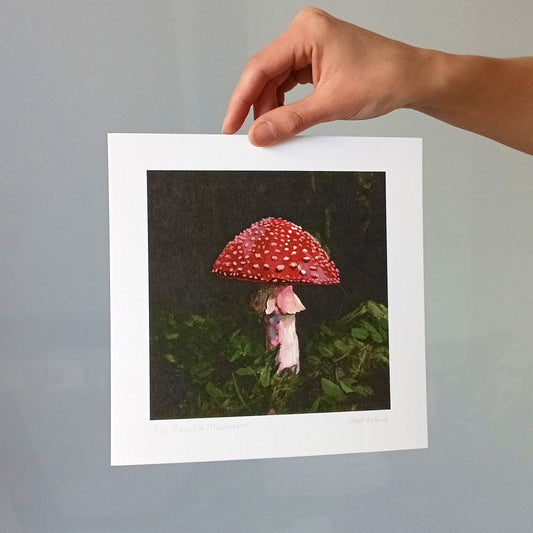 Fly Amanita Mushroom print
