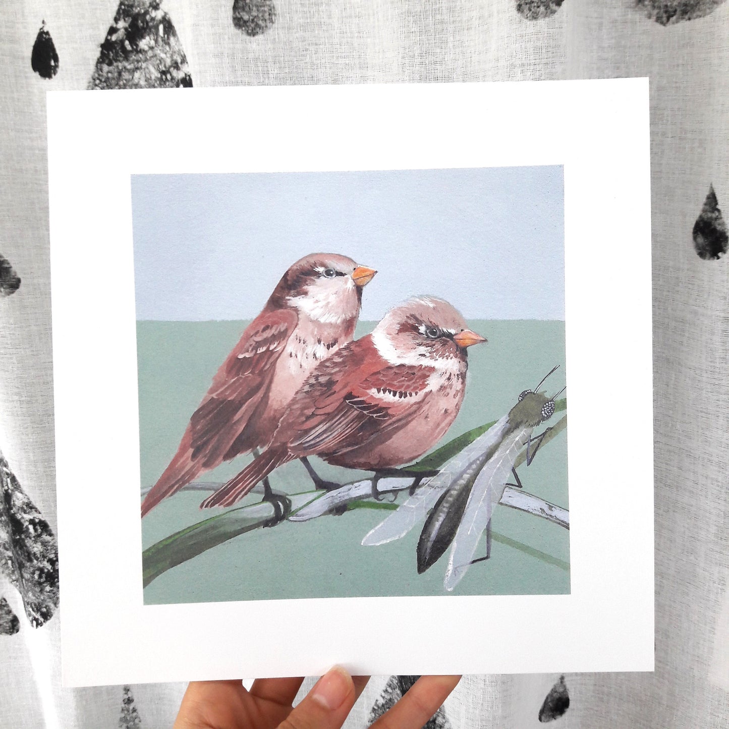 House Sparrows print